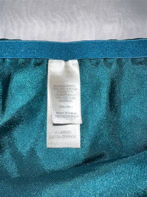 Vintage Delicates Sissy Satin String Bikini Panties G Gem