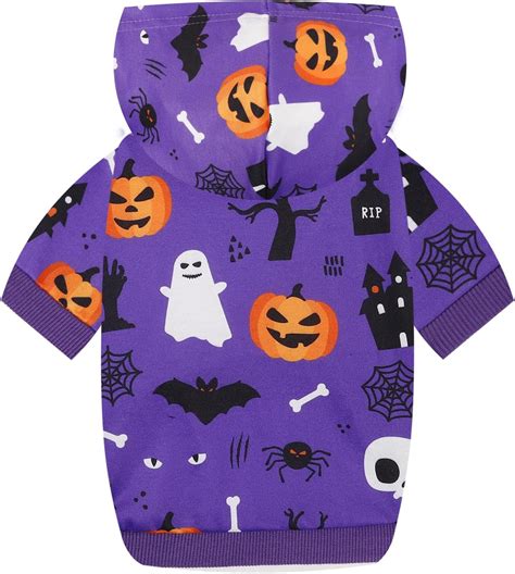 Disfraz De Halloween Con Capucha Para Mascotas Sudadera Para Cachorro