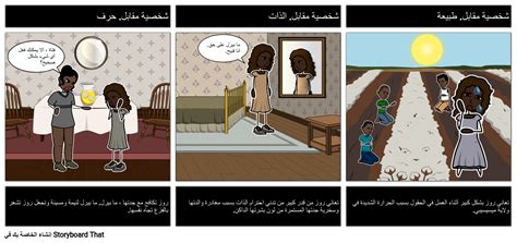 منتصف الليل الصراع الأدبي Storyboard Par Ar Examples