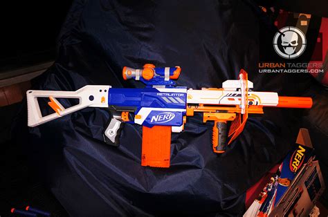 Urban Taggers Nerf N Strike Elite Retaliator Retaliate This