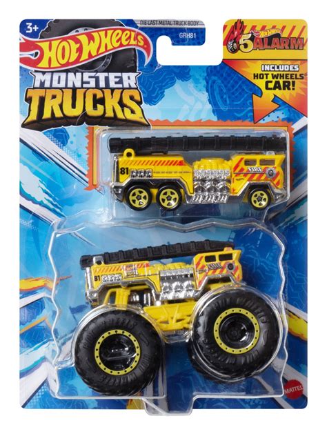 Hot Wheels Monster Truck Si Masinuta Metalica Alarm Etoys Ro Acum Cu Livrare La Easybox