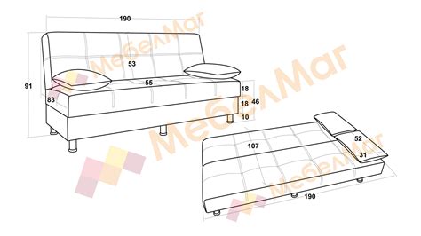 Клик-клак канапе Амстердам триместни сив ️ ТОП Цена — МебелМаг