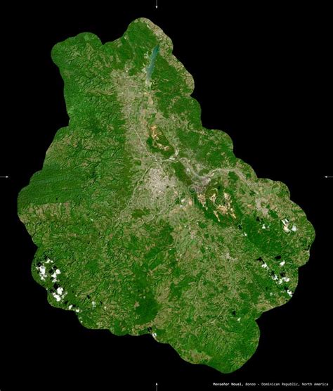 Monsenor Nouel Dominican Republic Black Solid Sentinel 2 Sat Stock