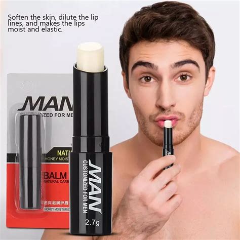 2021new Mens Lip Balm Long Lasting Moisture Hydration Lighten Lip Lines Anti Dry Lip Balm Men S