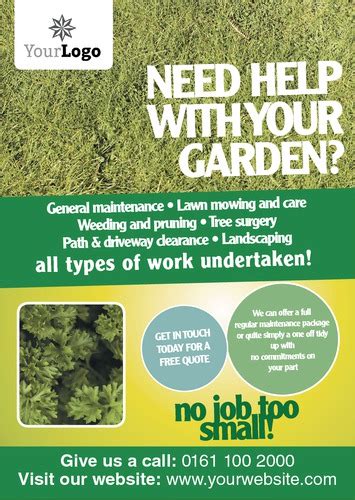 Gardening A5 Flyers By John Mccall Sane Design