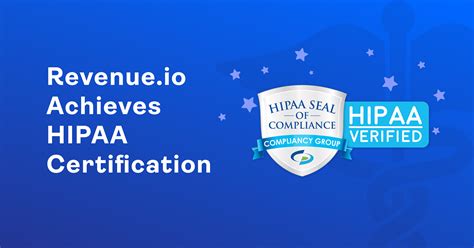 Revenue Io Achieves HIPAA Certification Revenue