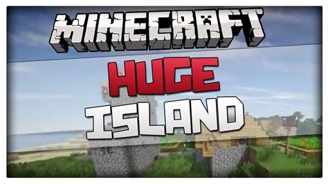 Minecraft Seeds HUGE ISLAND WITH NPC VILLAGE SEED 1 10 1 9 YouTube