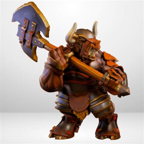 Hot Goblin ミノタウロス装甲武器B ミニチュア ホットゴブリン TRPG 戦士