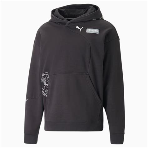 Sudadera Con Gorra Para Hombre Con Logo De Equipo Mercedes Amg Petronas