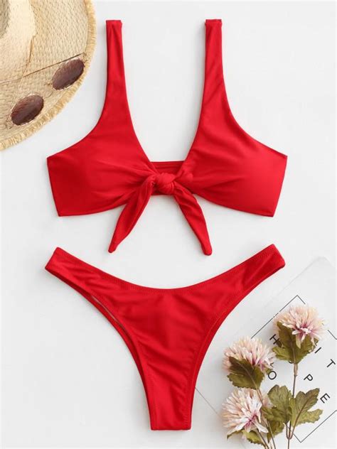 Off En Vogue Bikini String Nou Rembourr Dans Rouge
