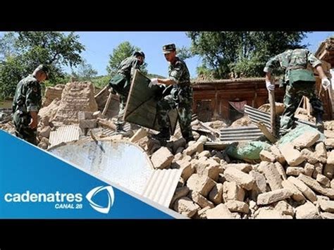 Temblor En China Deja 75 Muertos Video Earthquake In China Leaves 75 Dead Vídeo Dailymotion