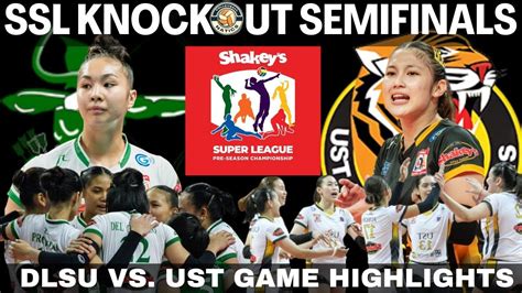 DLSU LADY SPIKERS Vs UST GOLDEN TIGRESSES SHAKEY S SUPER LEAGUE 2024