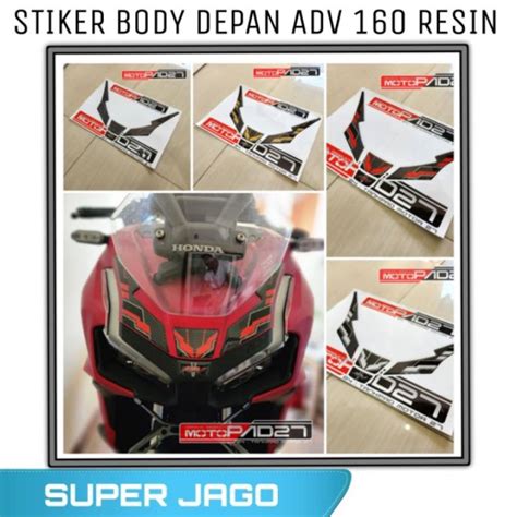 Bisa COD Stiker Sticket ADV 160 2022 Stiker Cover Atas Lampu Body