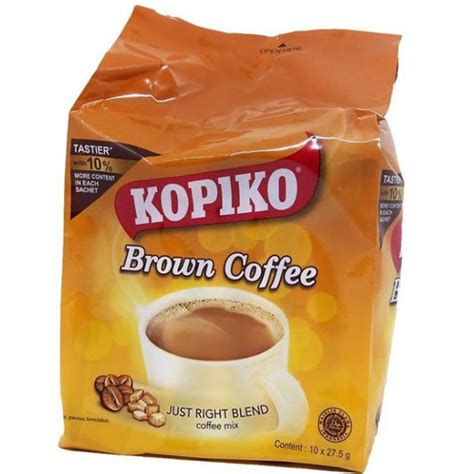 Brown Coffee Kopiko 10 Sachets X27 5g Tokogembira Nl