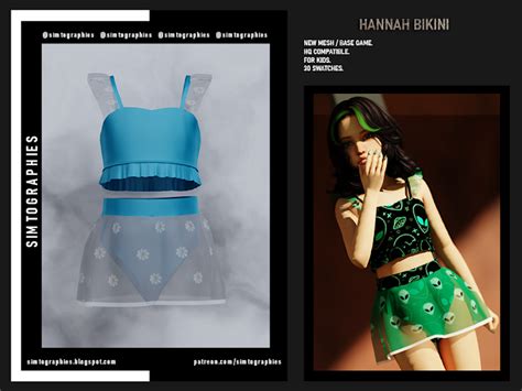 Hannah Bikini Simtographies