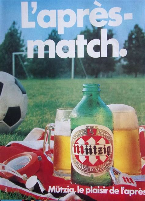 Mutzig Bi Re Blonde D Alsace Biere Francaise Affiches Publicitaires Vintages Bi Re Blonde