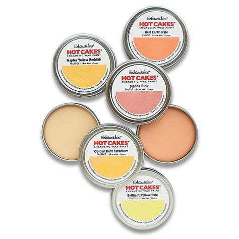Enkaustikos Hot Cakes Encaustic Paint Basic Portrait Set Set Of Colors Ml Tins Blick