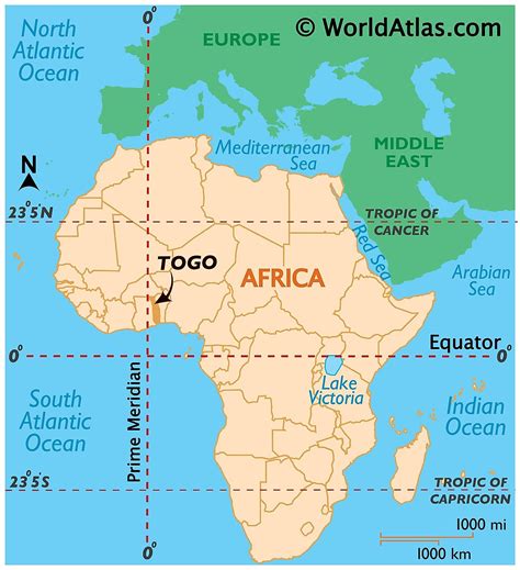 Togo Maps And Facts World Atlas