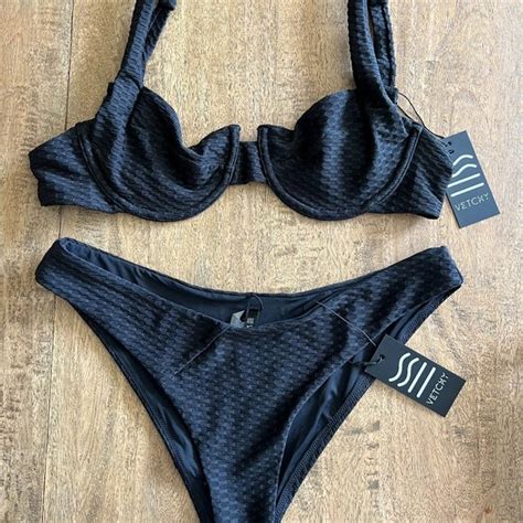 Vetchy Swim Laguna Bikini Black Set Medium Poshmark