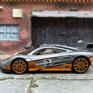 Loose Hot Wheels Mclaren F GTR Silver Black And Orange Race Livery Etsy