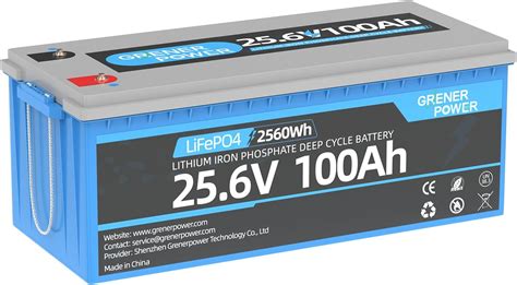 Amazon Grenerpower V Ah Lifepo Battery Max W Power