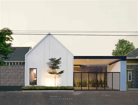 Desain Fasad Rumah Scandinavian Industrial Yang Memikat Dengan Gaya 1