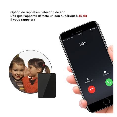 Micro GSM espion écoute à distance