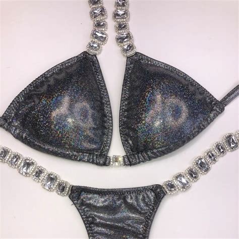 Silver Bikini Etsy