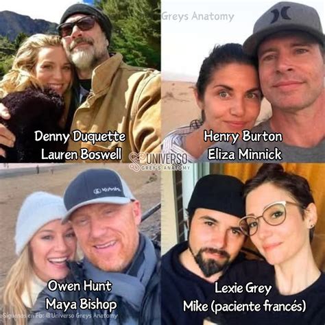Universo - Personajes de Grey's que en la vida real son pareja 🫣🫣🫣 [RV🌷