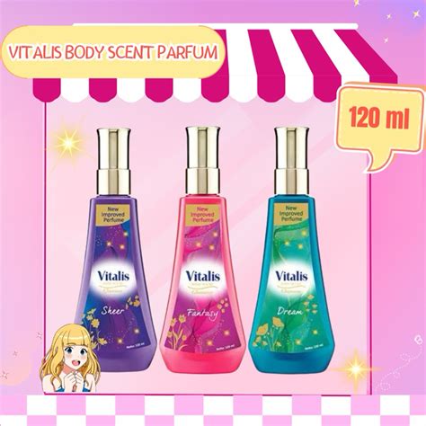 Jual Vitalis Body Scent Parfum Ml Shopee Indonesia