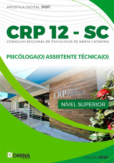 Apostila Concurso Crp Sc Psic Logo Assistente T Cnico