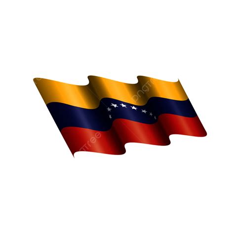 Vector De Ilustración De Bandera Nacional De Venezuela Png Aislado