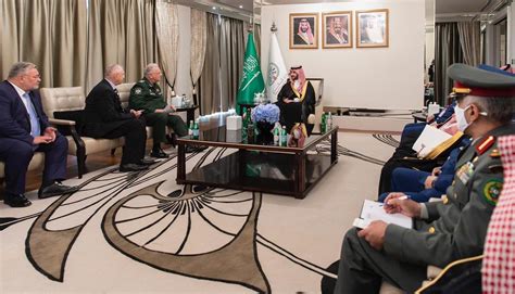 Khalid Bin Salman Russian Officials Discuss Defense Cooperation