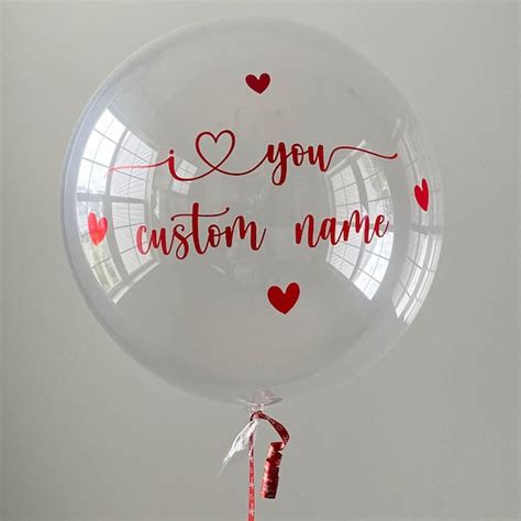 I Love You Balloons Etsy