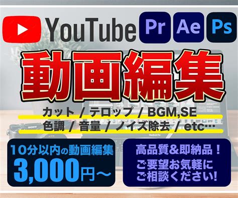 Youtube動画編集をいたします 200本以上の制作実績で迅速・丁寧な納品をいたします！ 動画編集 ココナラ