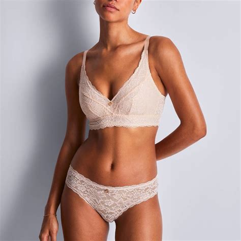 Aubade 2 pieces lingerie set Rosessence Care Nude d Eté