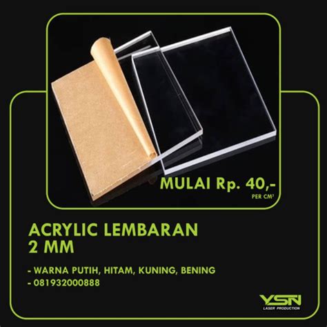 Jual Acrylic Sheet I Acrylic Lembaran I Akrilik Custom Lembaran I