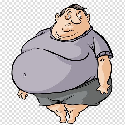 A Fat Man Clipart