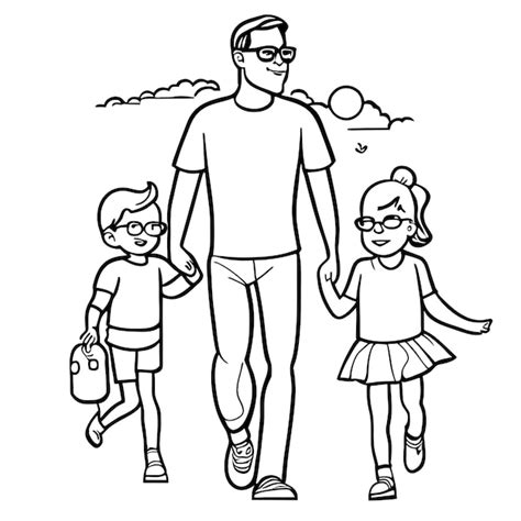 Premium Vector Father Day Vector Design And Line Art