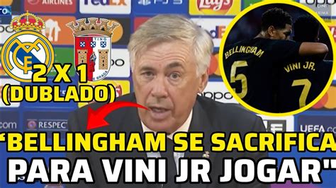 EITA OLHA O QUE O ANCELOTTI FALOU DO BELLINGHAM E VINI JR YouTube