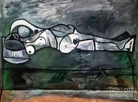 Reclining Nude By Pablo Picasso Poster By M G Whittingham M G