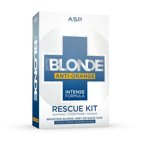 SYSTEM BLONDE ANTI ORANGE RESCUE KIT ASP Expert Haircare