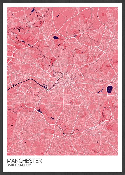 Manchester Map Artofit