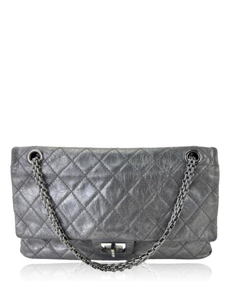 Bolsa Tiracolo Chanel Reissue Prateada Original Ajf Etiqueta