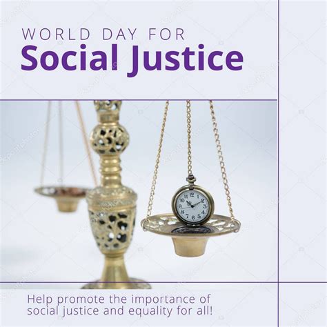 Composici N Del Texto Del D A Mundial De La Justicia Social Sobre