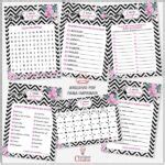 Kit Brincadeiras De Ch De Lingerie Preto E Azul Est Dio Creatus