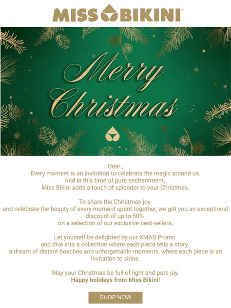 Missbikini It Merry Christmas By Miss Bikini Milled