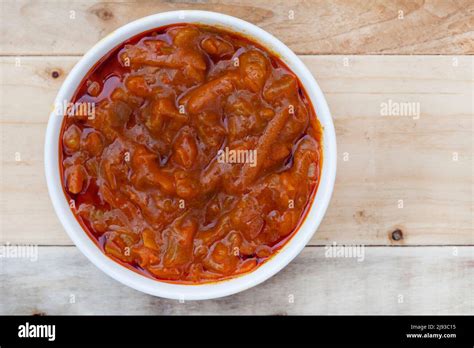 South African Vegetable Relish Or Side Dish Called Chakalaka