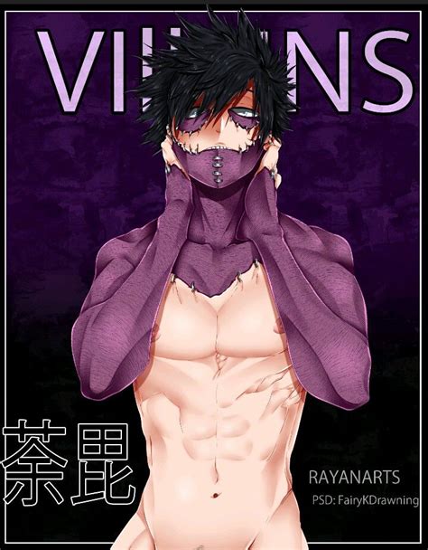 Anime Guys Dabi Fanart Shirtless Mha Dabi Print A5 Print My Hero