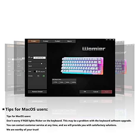 Womier K Mechanical Keyboard Hot Swappable Wired Rgb Backlit Keyboard Gateron Switch